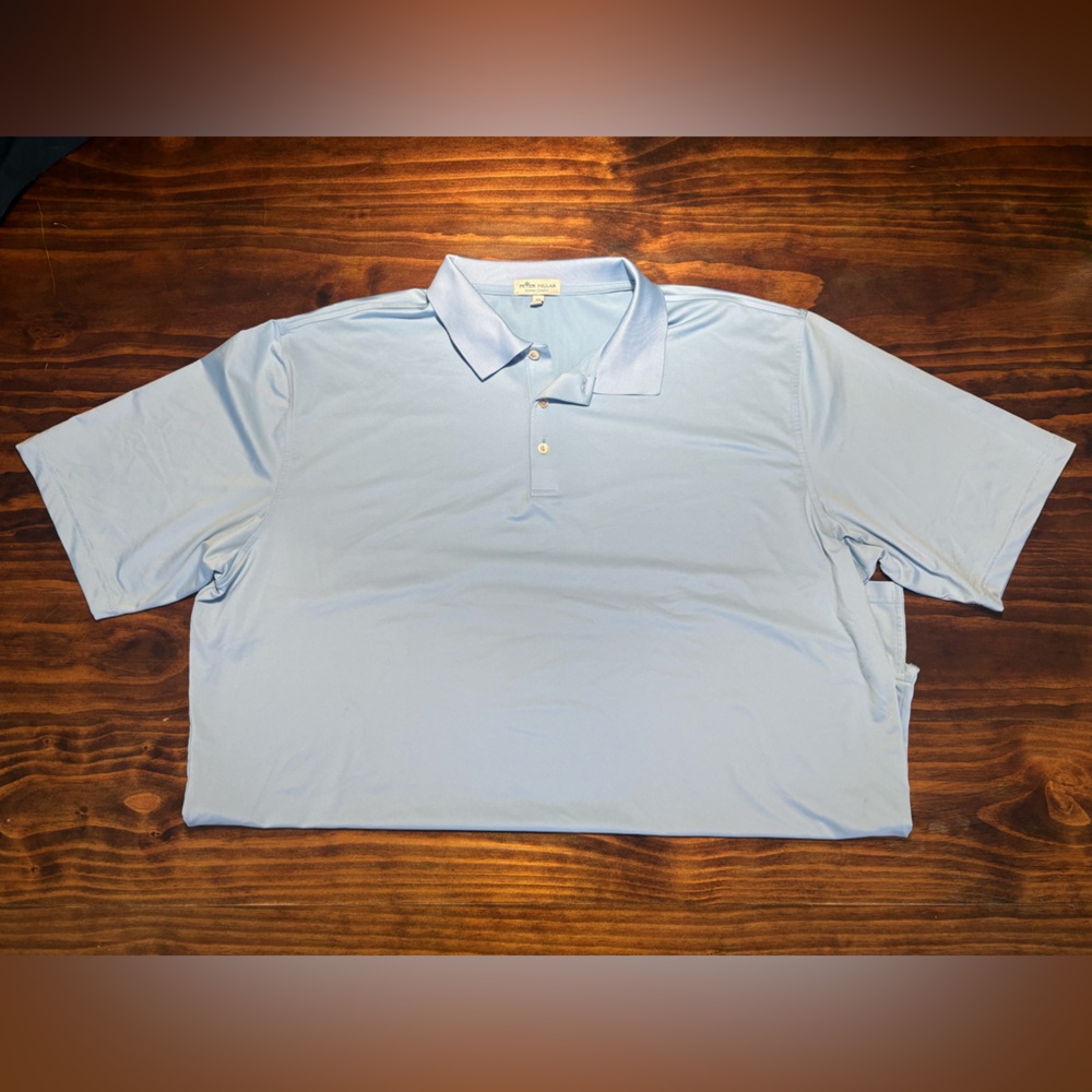 Peter Millar Light Blue Polo Shirt